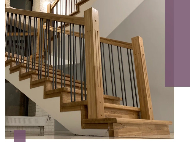 Реставрация деревянных и металлических лестниц в Нижнекамске