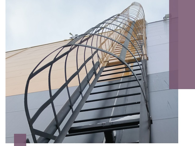 Изготовление и монтаж пожарных лестниц в Нижнекамске профессионально