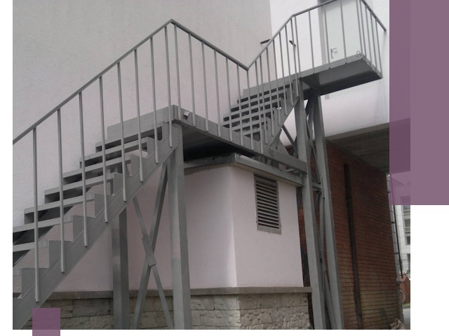 Монтаж пожарных лестниц под ключ в Нижнекамске с гарантией качества