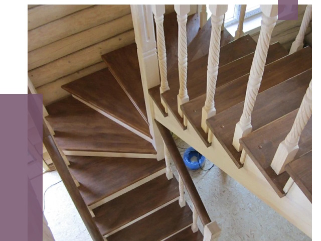 Реставрация деревянных лестниц в Нижнекамске от 4258 руб.