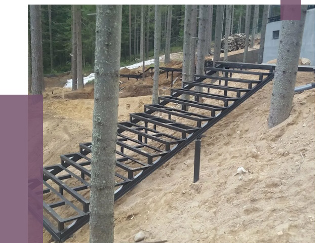 Монтаж металлических лестниц в Нижнекамске от 13434 руб. 