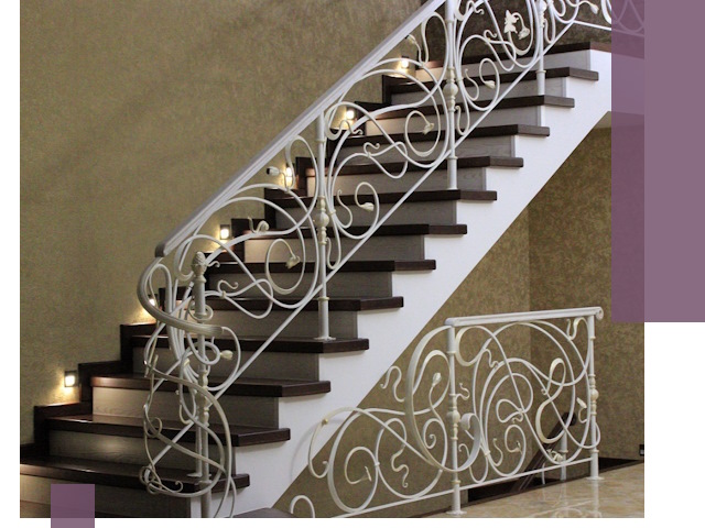 Кованые лестницы под ключ в Нижнекамске — изготовление и монтаж