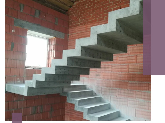 Бетонные лестницы под ключ в Нижнекамске: монтаж, демонтаж, ремонт