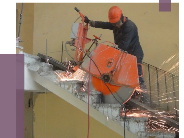 Демонтаж бетонных лестниц в Нижнекамске от 4563 руб. за м2 | ПРОЛЁТ-Нжм