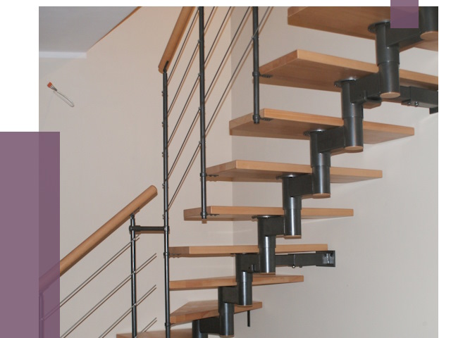 Изготовление модульных лестниц в Нижнекамске от 11406 руб. 