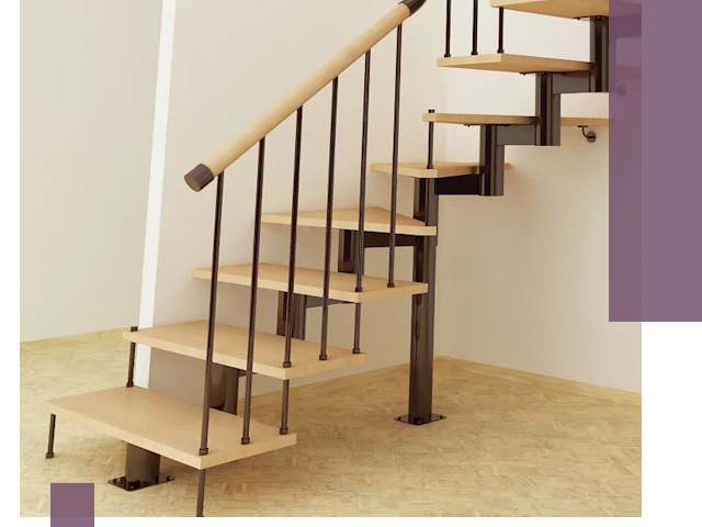 Монтаж лестниц на больцах в Нижнекамске — быстро и надежно