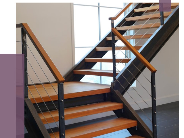 Изготовление лестниц на металлокаркасе в Нижнекамске от 18757 руб. | ПРОЛЁТ-Нжм