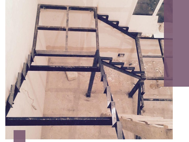 Монтаж лестниц на металлокаркасе в Нижнекамске быстро и качественно