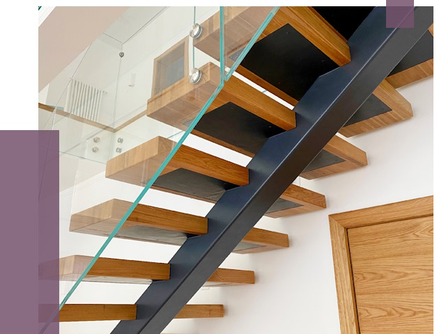 Лестницы на монокосоуре в Нижнекамске от 18757 руб. под ключ | ПРОЛЁТ-Нжм