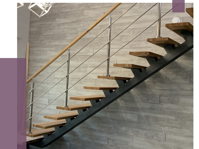 Изготовление лестниц на монокосоуре в Нижнекамске от 75536 руб. 