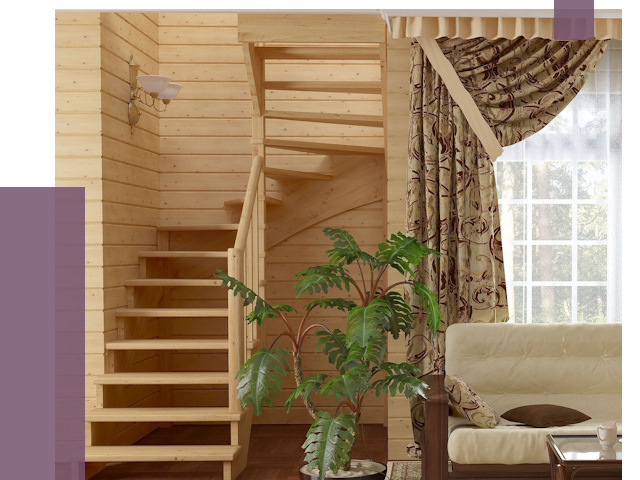 Лестницы для дачи в Нижнекамске от 75282 руб.  | ПРОЛЁТ-Нжм