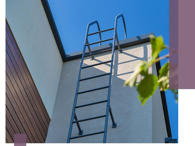 Лестницы на крышу в Нижнекамске — изготовление, монтаж, демонтаж
