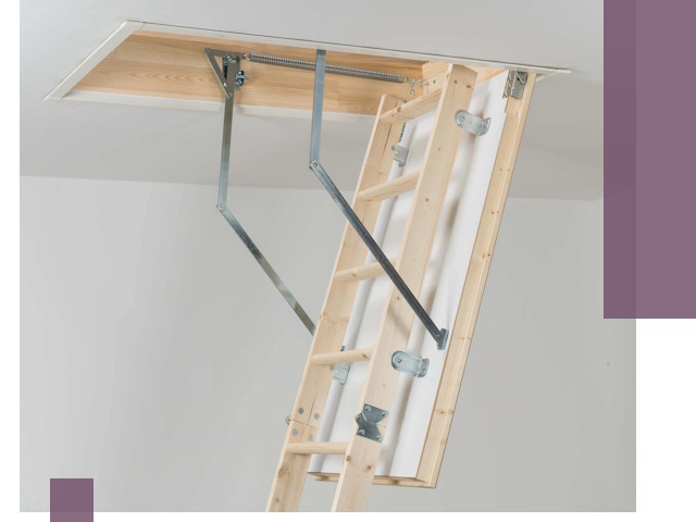 Установка чердачной лестницы под ключ в Нижнекамске