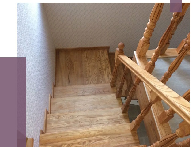 Сосновые лестницы в Нижнекамске под ключ от 8010 руб.  | ПРОЛЁТ-Нжм