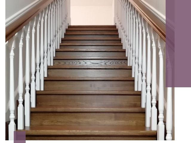 Лестницы из ясеня на заказ в Нижнекамске — изготовление и монтаж