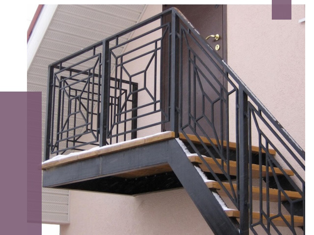 Металлические перила в Нижнекамске от 4258 руб.  | ПРОЛЁТ-Нжм