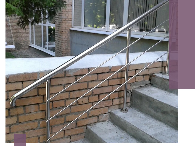 Перила из нержавеющей стали высокого качества в Нижнекамске