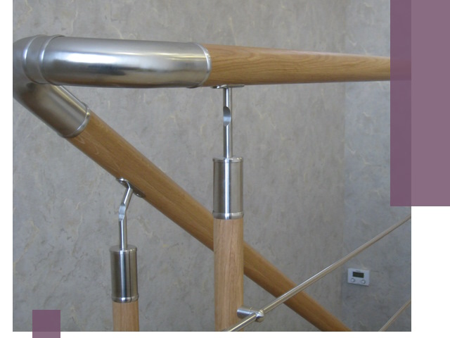 Комбинированные перила на заказ в Нижнекамске — монтаж и производство