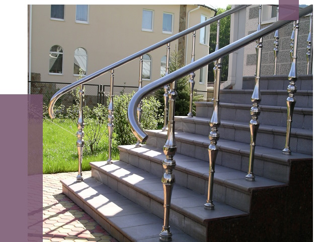 Перила для крыльца в Нижнекамске от 10646 руб. — монтаж ПРОЛЁТ-Нжм