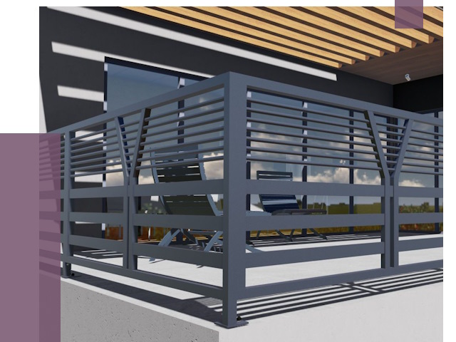 Изготовление балконных ограждений в Нижнекамске от 10646 руб. | ПРОЛЁТ-Нжм