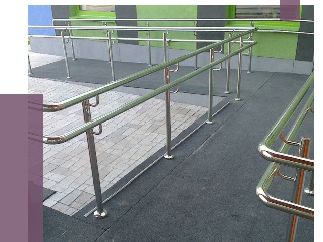 Ограждения пандусов в Нижнекамске от 4309 руб. монтаж | ПРОЛЁТ-Нжм