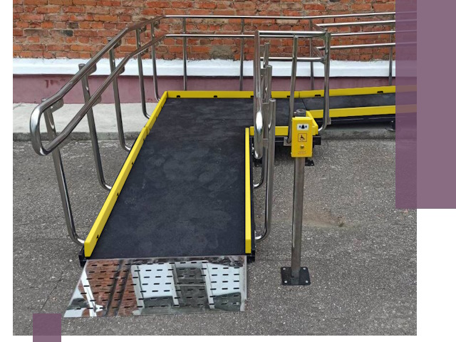 Изготовление наклонных пандусов для инвалидов в Нижнекамске