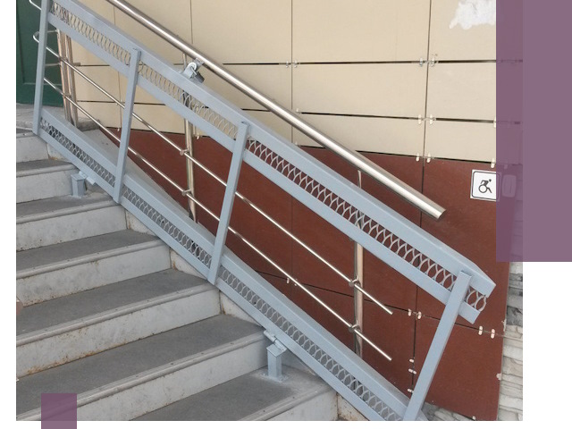 Изготовление откидных пандусов под ключ в Нижнекамске