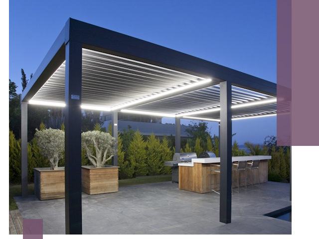 Навесы отдельно стоящие под ключ в Нижнекамске из металла и поликарбоната