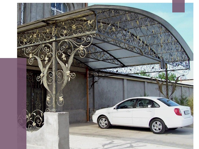 Кованые навесы в Нижнекамске от 14448 руб. | ПРОЛЁТ-Нжм