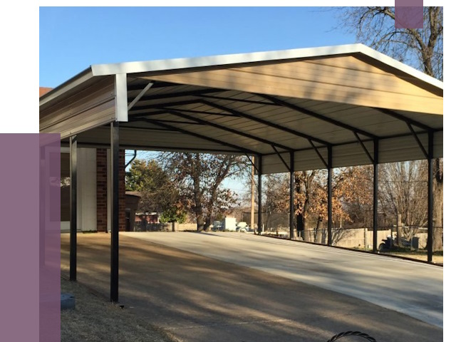 Двускатные навесы в Нижнекамске от 7959 руб.  | ПРОЛЁТ-Нжм