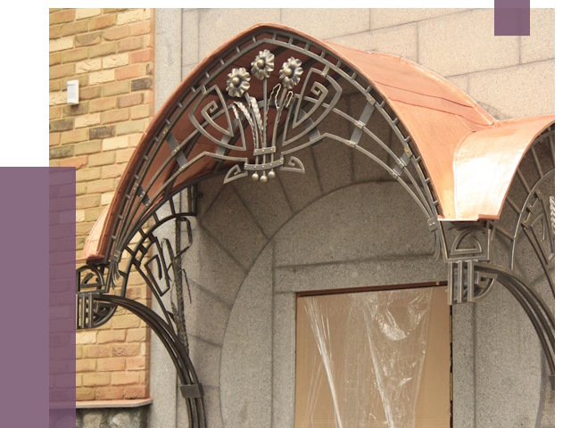 Арочные козырьки в Нижнекамске от 14448 руб. 