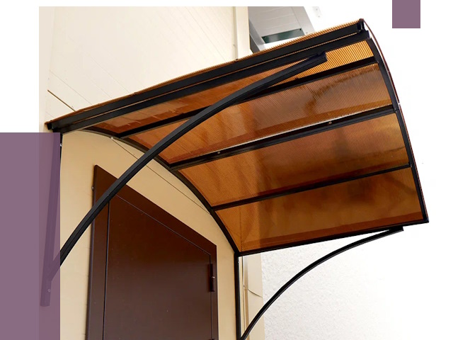 Недорогие козырьки в Нижнекамске от 7523 руб.  | ПРОЛЁТ-Нжм