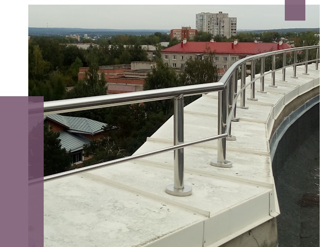 Парапеты и ограждения кровли в Нижнекамске от 4917 руб. 