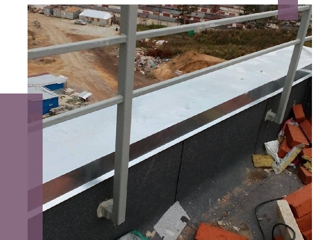 Монтаж парапетов в Нижнекамске от 4258 руб.  | ПРОЛЁТ-Нжм