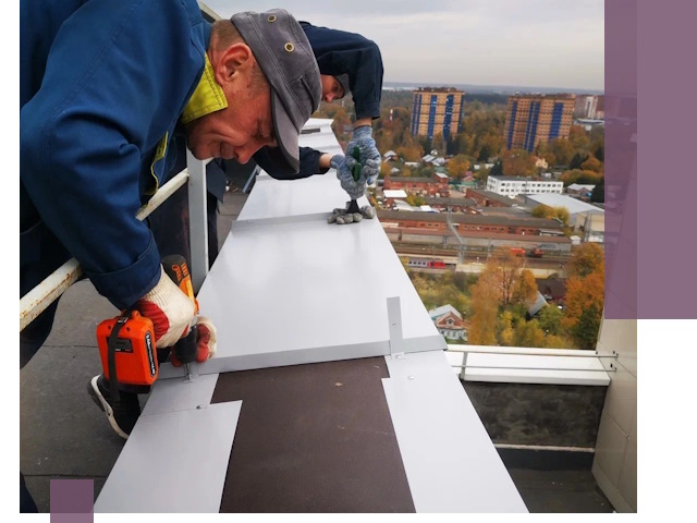 Монтаж парапетов в Нижнекамске — установка прочных металлических ограждений