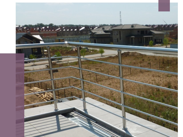 Парапеты из нержавеющей стали в Нижнекамске от 7908 руб. за м² | ПРОЛЁТ-Нжм