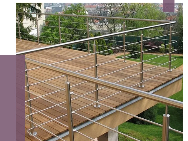 Алюминиевые парапеты в Нижнекамске под ключ от 7706 руб. 