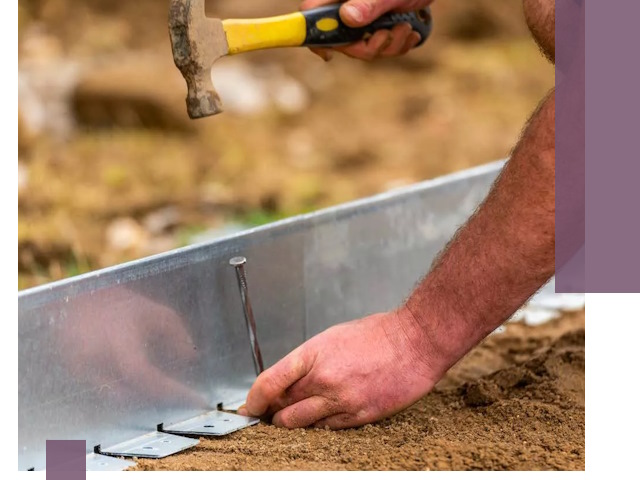 Монтаж металлических бордюров в Нижнекамске быстро и качественно