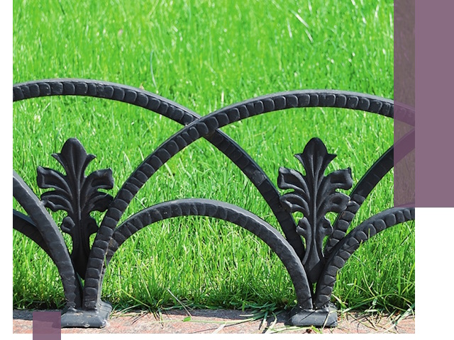 Декоративные металлические бордюры под ключ в Нижнекамске