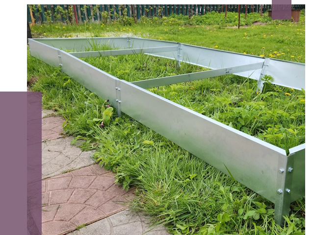 Металлические бордюры для грядок в Нижнекамске от 1774 руб. 