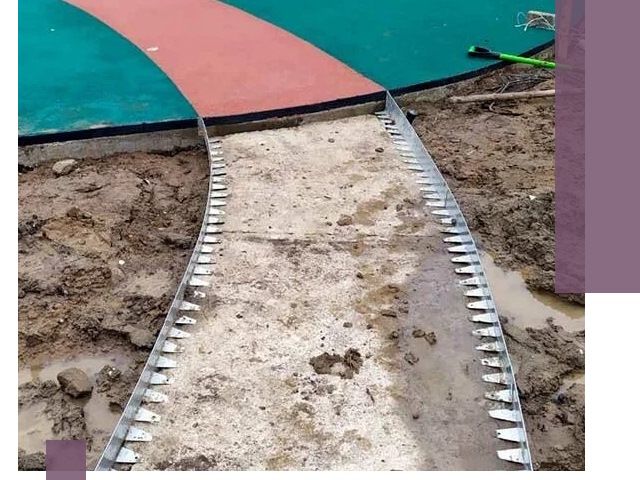 Металлические бордюры для дорожек в Нижнекамске — монтаж и изготовление