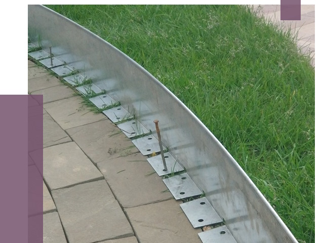 Металлические бордюры для тротуаров в Нижнекамске от 8618 руб.