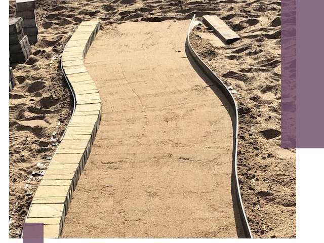 Металлические бордюры для тротуаров в Нижнекамске — прочные и долговечные