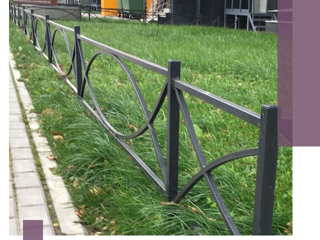 Газонные ограждения из металла в Нижнекамске — монтаж и продажа