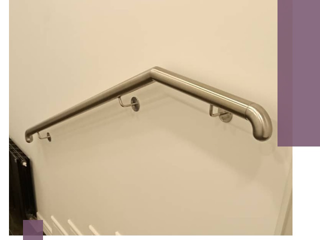 Изготовление пристенных поручней в Нижнекамске под ключ за сроки