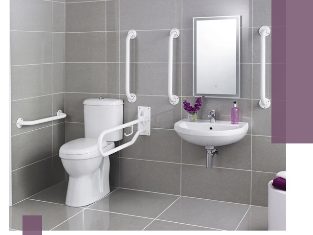 Поручни для санузлов в Нижнекамске: установка, ремонт и монтаж