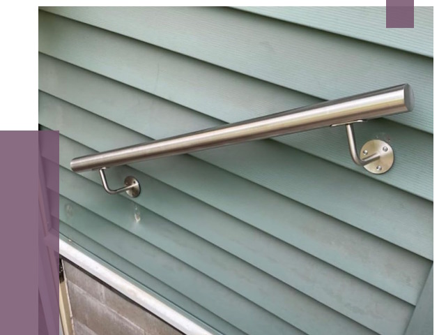 Поручни из нержавеющей стали в Нижнекамске от 7604 руб.  | ПРОЛЁТ-Нжм