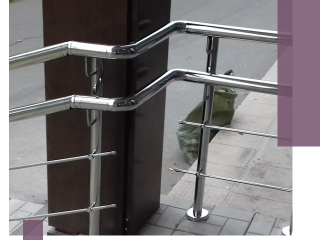 Монтаж поручней из нержавеющей стали в Нижнекамске качественно и быстро